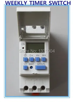 

AC110V THC15A Digital LCD Din rail Weekly Programmable Timer Time switch