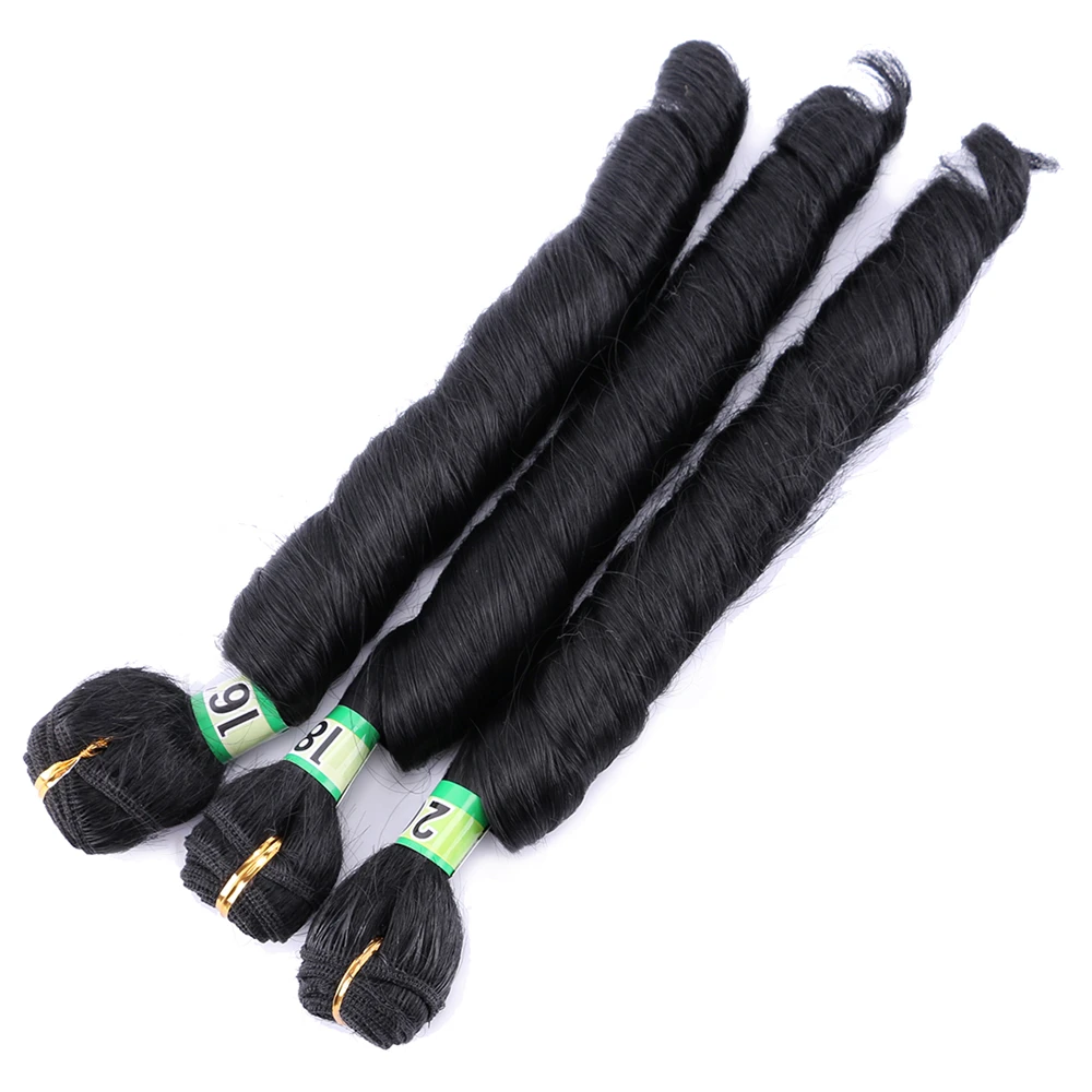 Feixes de cabelo Encaracolado Preto Natural #2