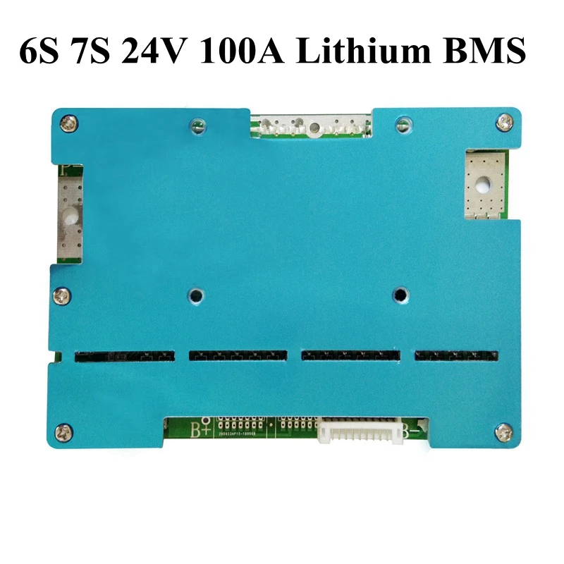 

BMS 24V Lithium 7S 25.9v 100A Discharge 6S 22.2v 25.2v Battery Pack 26v Bms Protection for Boat Engine Power Motor EV RV Eboat