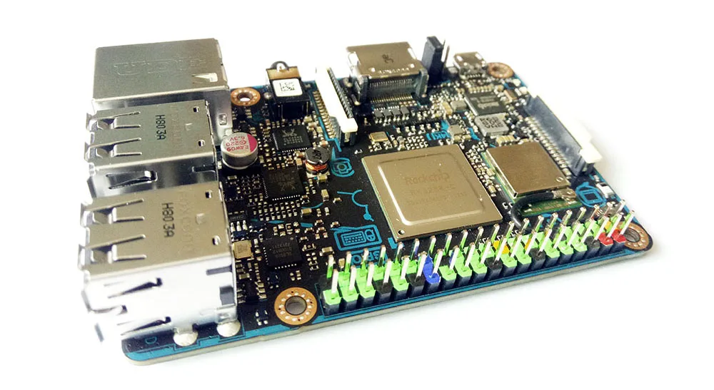 ASUS SBC паяная панель S RK3288 SoC 1,8 GHz 4 ядра Процессор, 600 МГц Mali-T764 GPU, 2 GB LPDDR3 и 16 Гб eMMC TinkerboardS