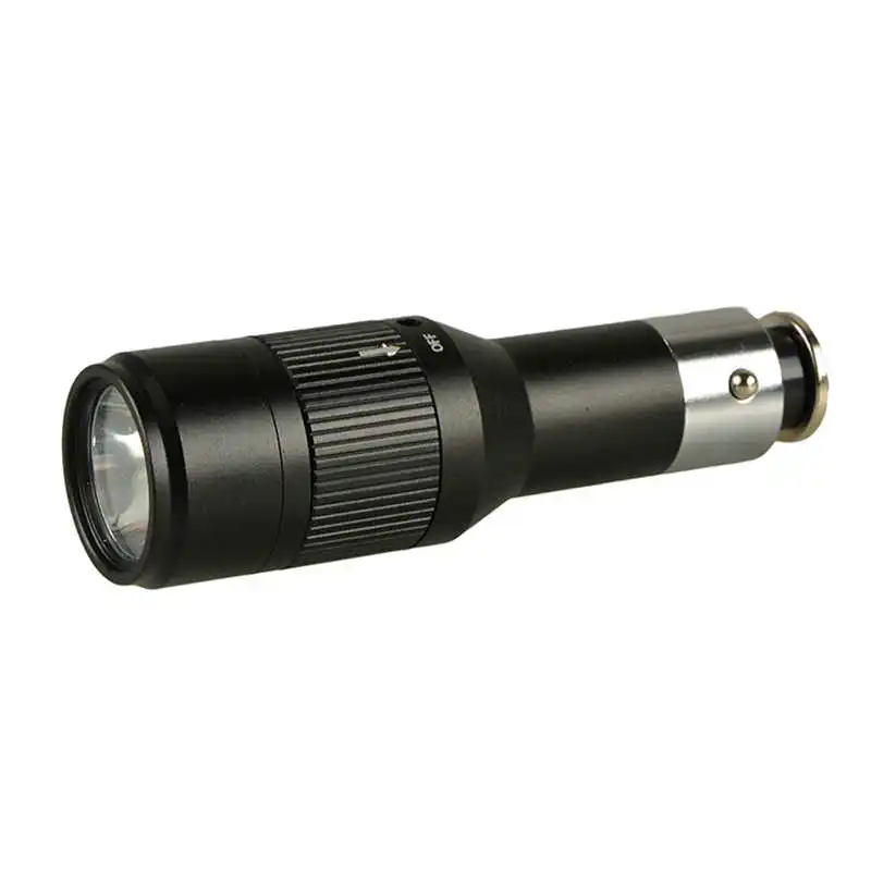 Q5 LED Car Cigarette Lighter Vechicle Charging Flashlight Torch LAMP powerful led flashlight rechargeable laser pointer #4S18 (6)