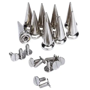 

10 pieces conical Rivet / nail DIY clothing accessories