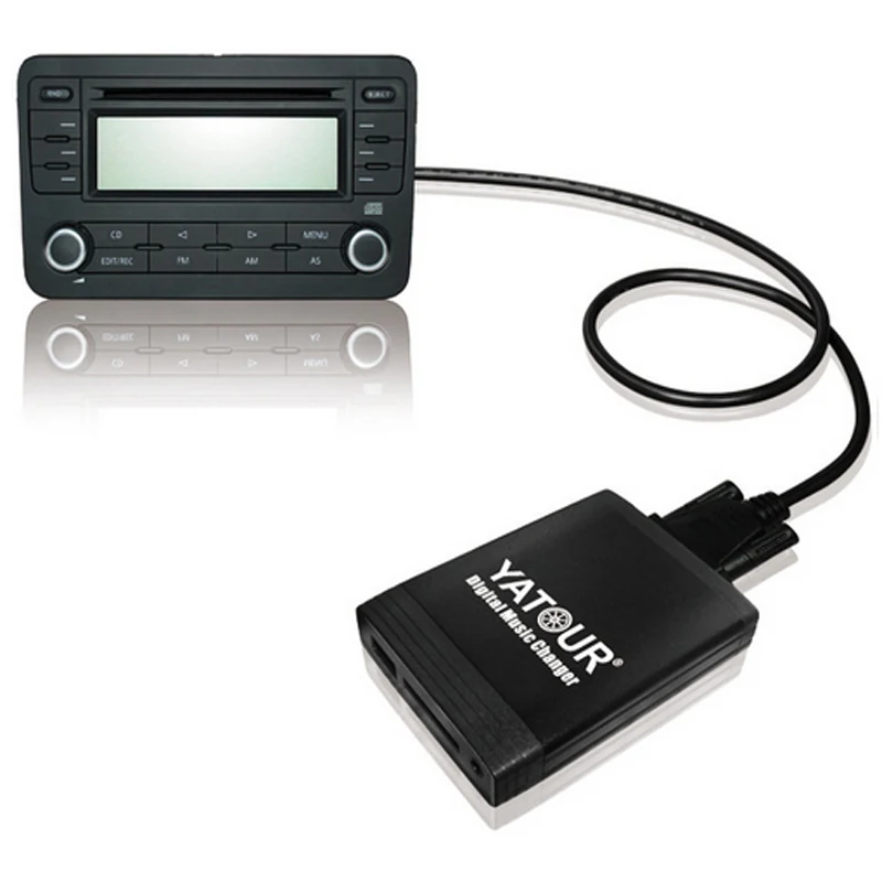 Цифровой музыкальный адаптер YATOUR AUX SD USB MP3 для VW радио Delta MFD2 Premium R100 R110 RCD200 RCD210 RCD300 RCD500 RNS300