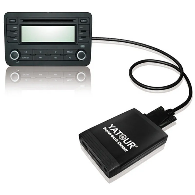 YATOUR digitální přehrávač hudby AUX SD MP3 MP3 adaptér pro VW rádio Delta MFD2 Premium R100 R110 RCD200 RCD210 RCD300 RCD500 RNS300