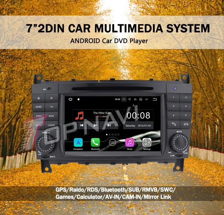 Sale Topnavi 7" Android 7.1 Car PC DVD Player For Benz C-Class W203 (2004 2005 2006 2007)/CLK W209 (2004-2005) Stereo GPS Navigation 22 Sale Topnavi 7" Android 7.1 Car PC DVD Player For Benz C-Class W203 (2004 2005 2006 2007)/CLK W209 (2004-2005) Stereo GPS Navigation 22