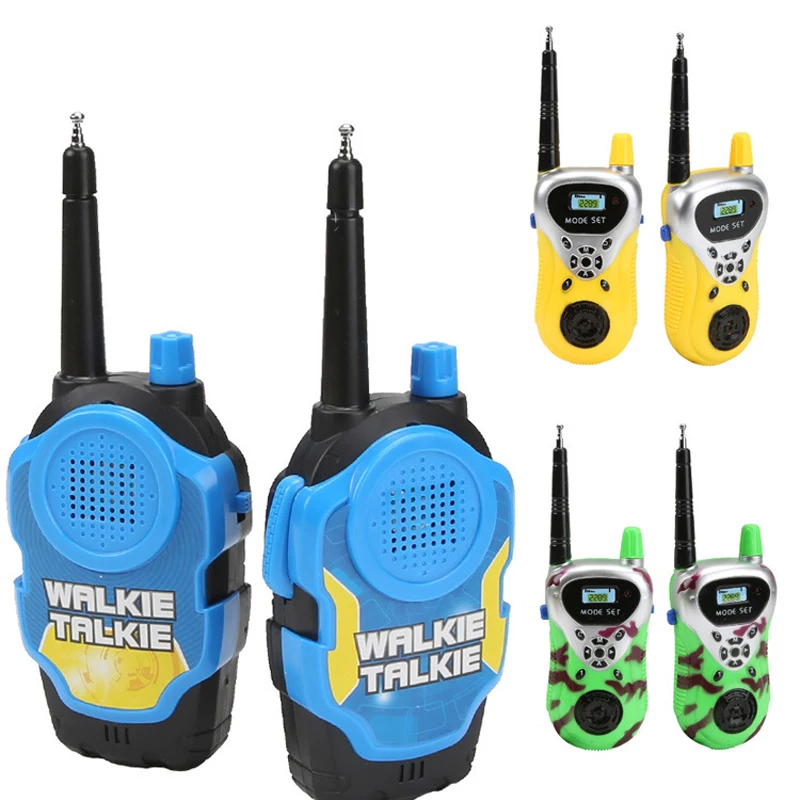 Электронные игрушки Walkie Talkie Интерком игрушки модель рации междугородных вызовов 1-60 м Интерактивная разыгрывает спектакли Вечерние игры и