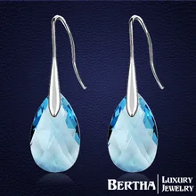 Акция Роскошные массивные серьги для женщин кристаллы от Swarovski высокого качества серьги-капельки вечерние свадебные украшения