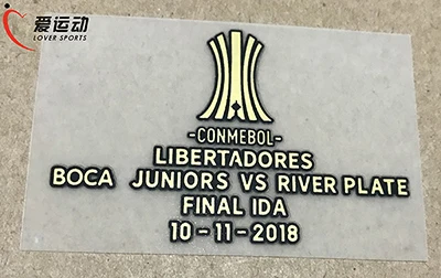 Речная пластина FINAL COPA LIBERTADORES набор значков CONMEBOL LIBERADORES детали финального матча+ трофей 3 значок - Цвет: details 1110