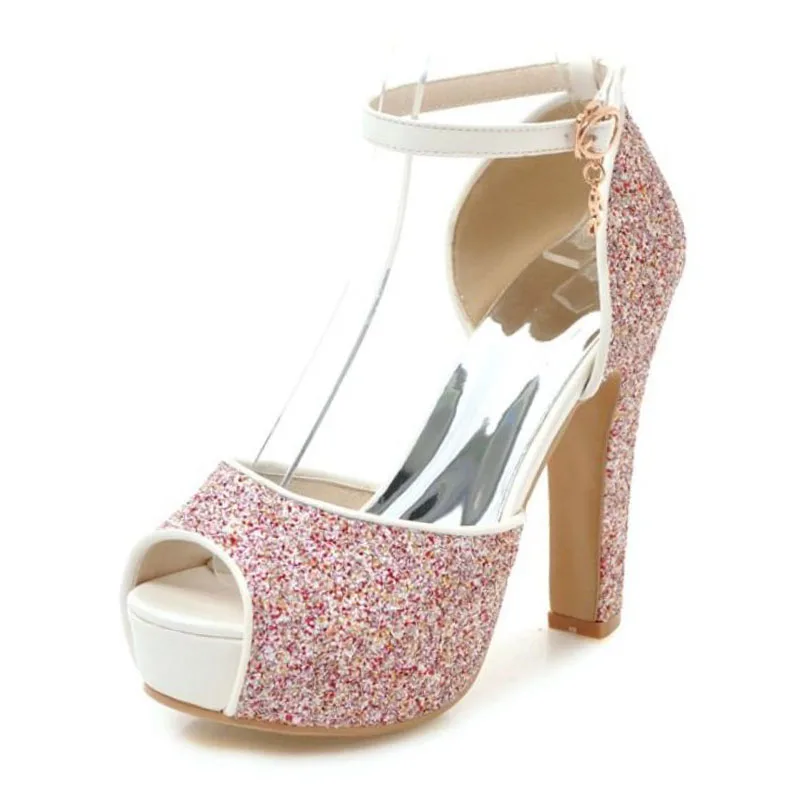 TAOFFEN/4 цвета Для женщин Новые сандалии шикарные, на высоких каблуках ...