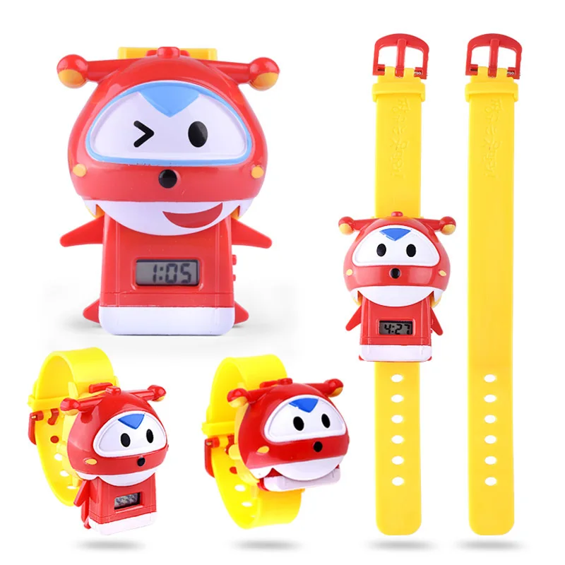 

Cartoon Character Children's Electronic Watch Multiple Styles Removable Transformable Cartoon Kids Watches Gift montre enfant