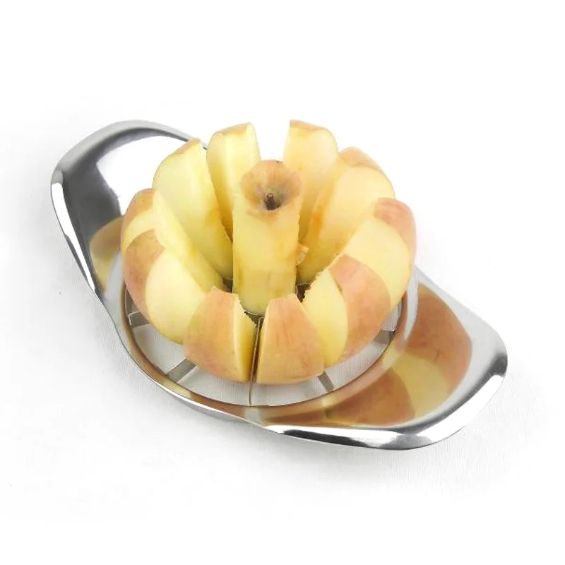 Творческий нержавеющая сталь устройство для резки яблок Кухня Бар полезные фрукты Slicer овощечистка