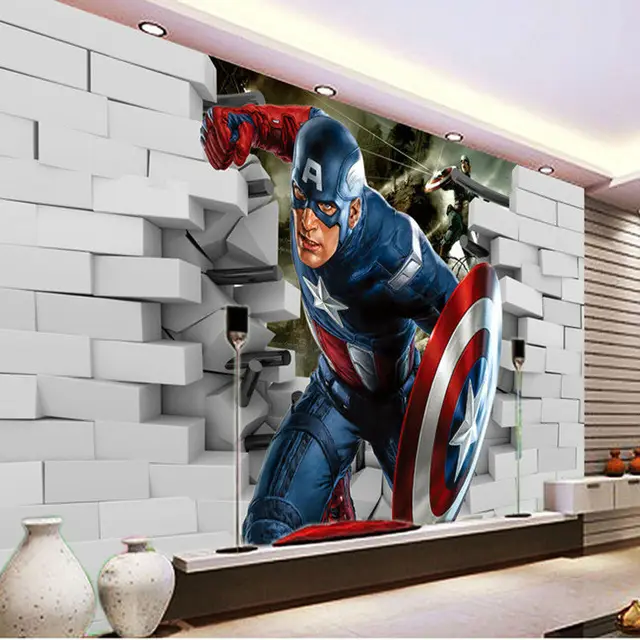 Buy 3D Captain America Wallpaper Avengers