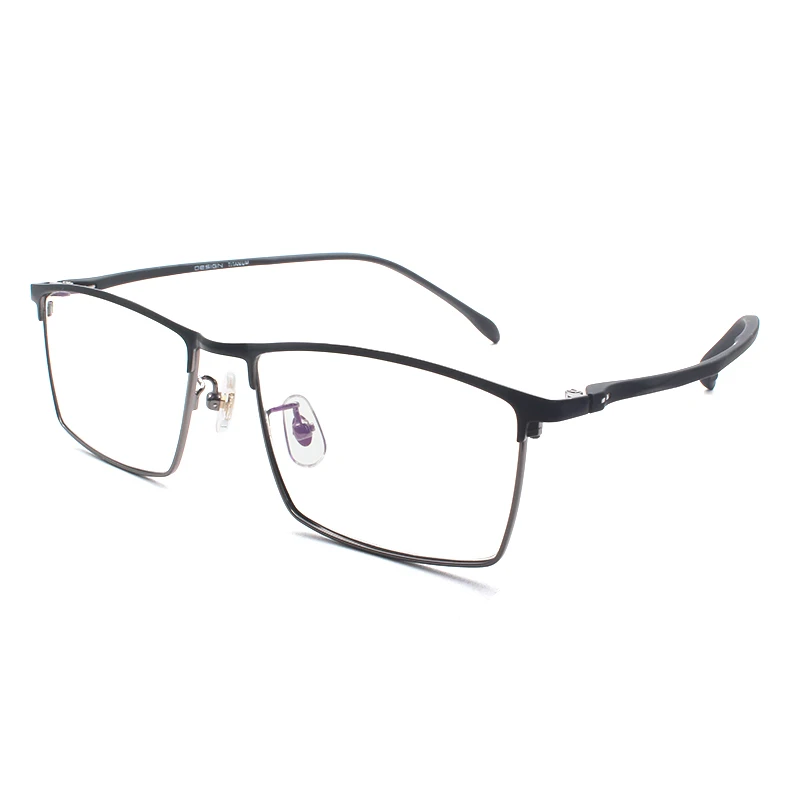 

Logorela Spectacles Optical Business Titanium Eyeglasses Frame For Men Eyewear Full rim Glasses with 3 Optional Colors P9929