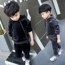 Новинка года; сезон весна-осень-зима; Спортивный костюм для мальчиков и От 2 до 10 лет комплект из 2 предметов; Спортивный костюм для мальчиков и девочек; повседневная одежда комплект со штанами