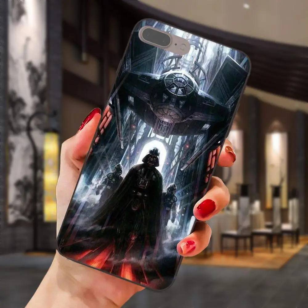 Для Apple iPhone 4 4S 5 5S SE 6 6S 7 8 Plus X XS Max XR TPU чехол для мобильного телефона Darth Vader Smoking Star