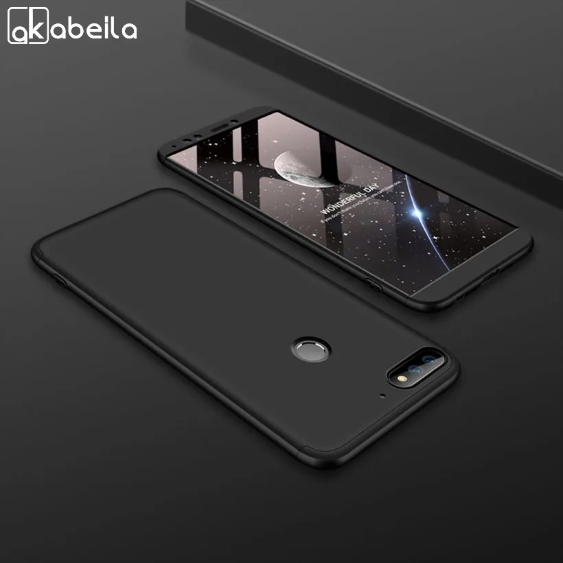 

AKABEILA 360 Degree Protector Case For Huawei Honor 7C 5.99 inch Cases Cover Huawei Enjoy 8 Huawei Nova 2 Lite Phone Shells New