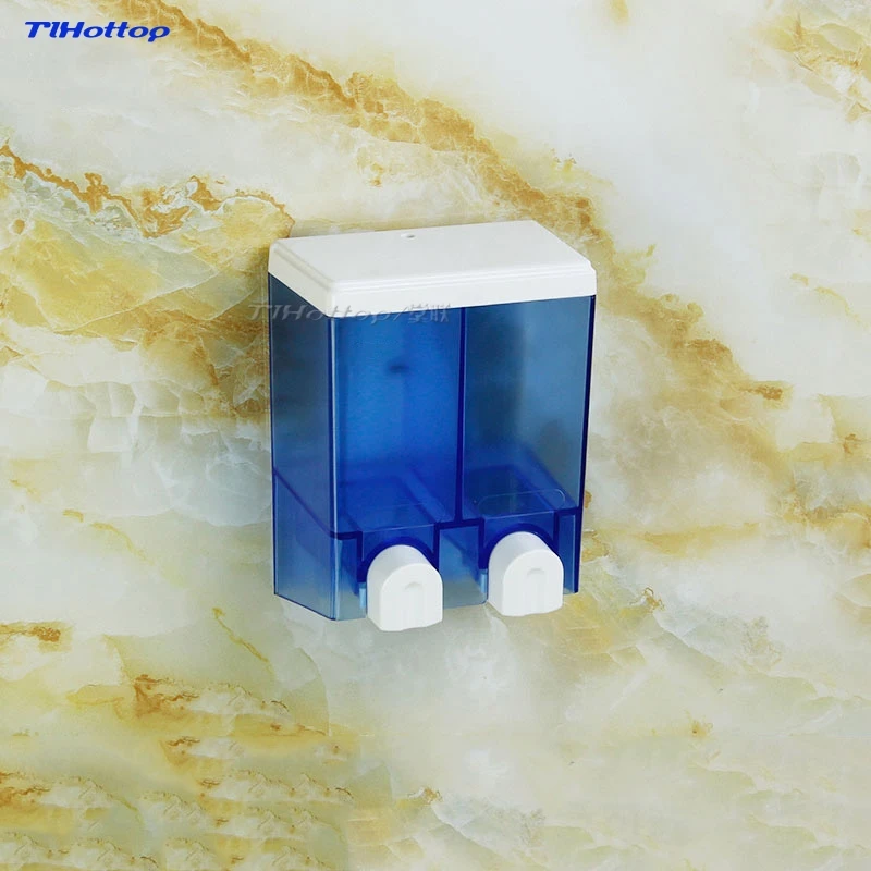

71x113x147mm Liquid Soap Dispenser Wall-mounted Soap Dispenser Shower Soap Bottle Double/Three Heads for Bathroom 2500mlx2