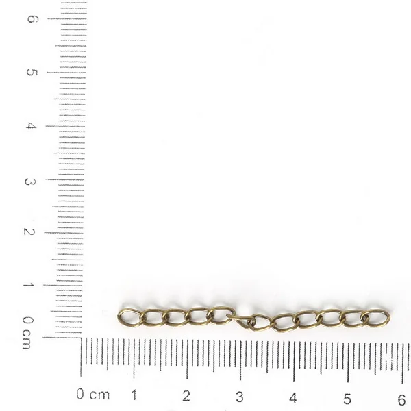 Новая мода 4*50 мм 1 шт./пакет Железный удлинитель цепи дизайн высокое качество аксессуары для изготовления украшений своими руками - Цвет: bronze