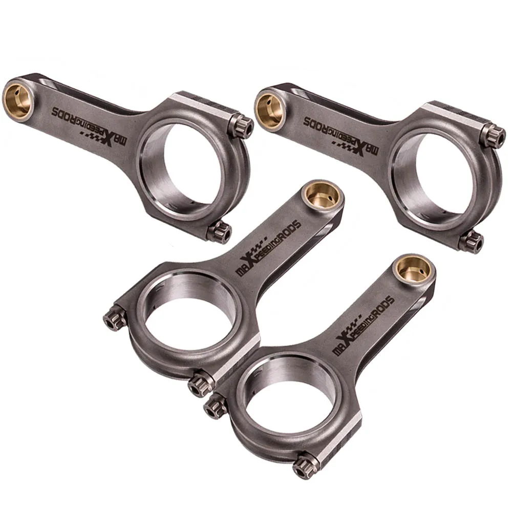 

Forged 4340 Connecting Rods For Ford X Flow Lotus Twin Cam 1600 TC 122.58mm Wide journal Genuine 3/8" ARP 2000 bolts