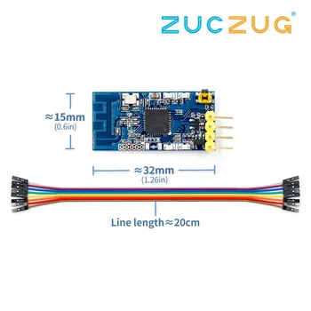 

DL-20 Remote ZigBee CC2530F256RHAR CC2530 2.4G Wireless Serial Transceiver Module Data Transmission Module TTL 30mA Board