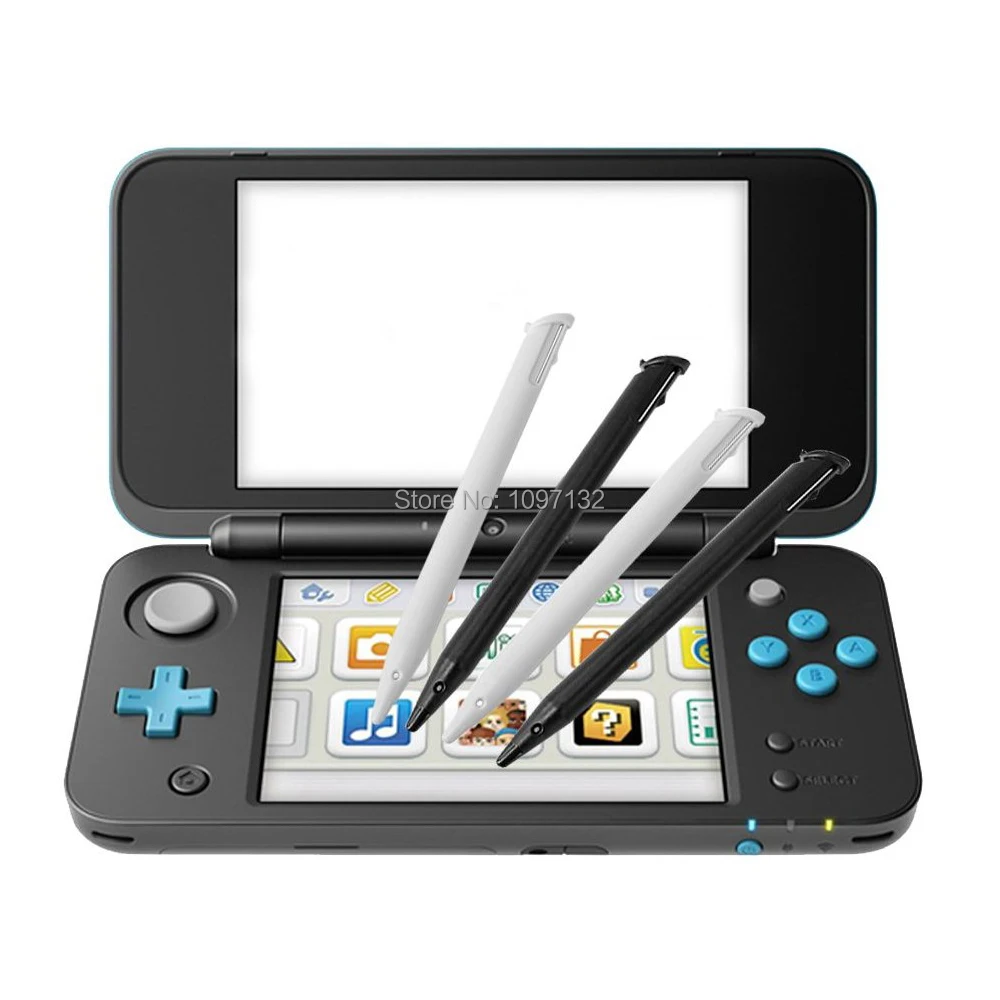 100 шт/партия 2DS XL черный белый стилус для Nod 2DSXL LL игровая консоль