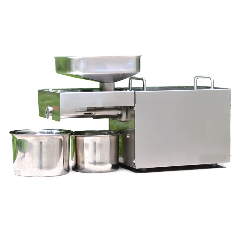 

Stainless Steel Home Use Sesame Peanut Soybean Walnut Home Oil Presser Machine