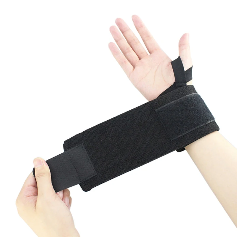 

1 PCS Outdoor Sports Wristband Hand Bands Weight Lifting Wrist Wraps Thumb Support Straps Gym Winding Wrist Bracers Fitness