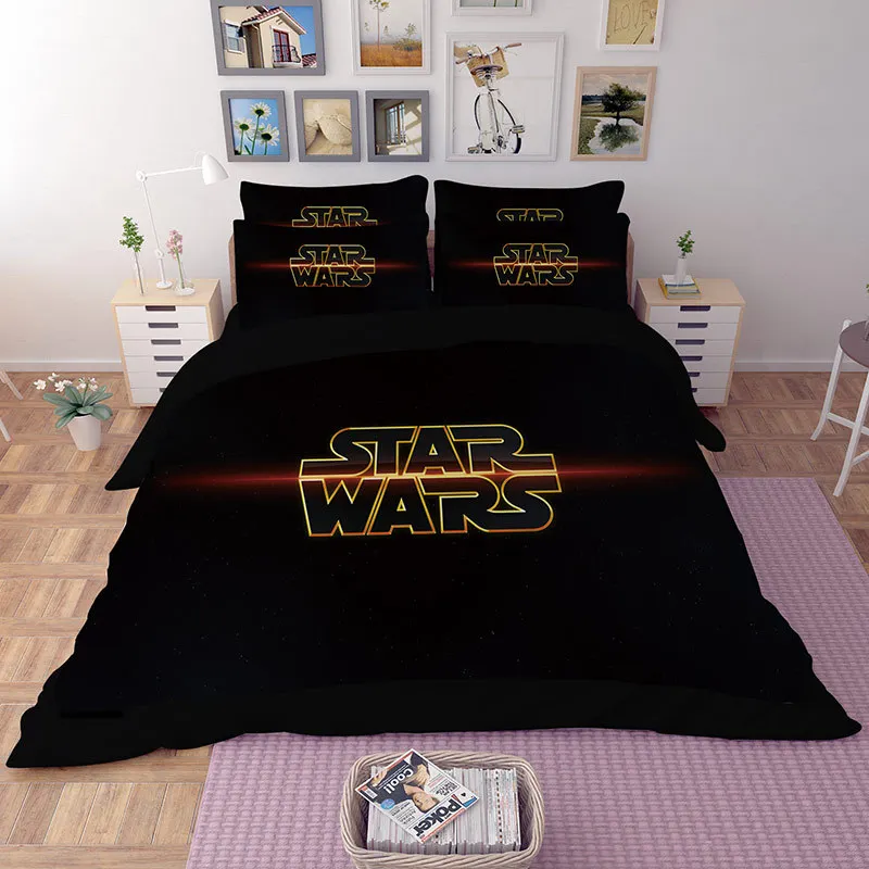3d Star Wars Film Bedding Sets Us King Queen Full Twin Size 3 4pcs
