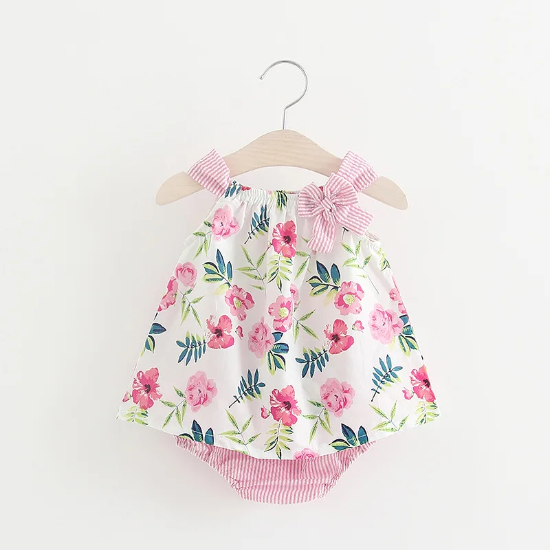 

summer newborn baby Girls clothes Fashion flowers Baby Girls Top+pant 2pcs cute Baby Clothing for 0-24month baby girls