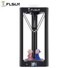 Flsun Delta Kossel 3d Printer Pre-assembled 95% Touch Screen Wifi Module Support Large Printing Area 260*260*370mm