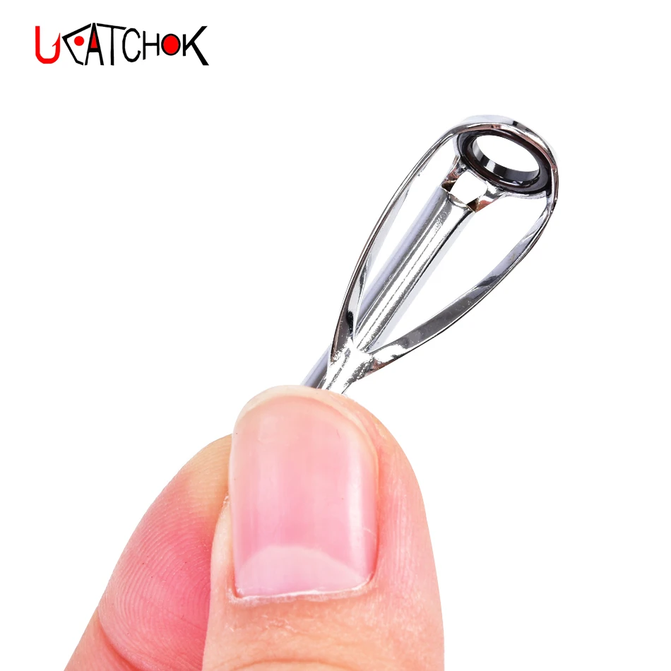 7pcs/pack enhanced version anti-winding SIC bracket rod top guide ring refit repair guide replacement fishing rod fishing tackle
