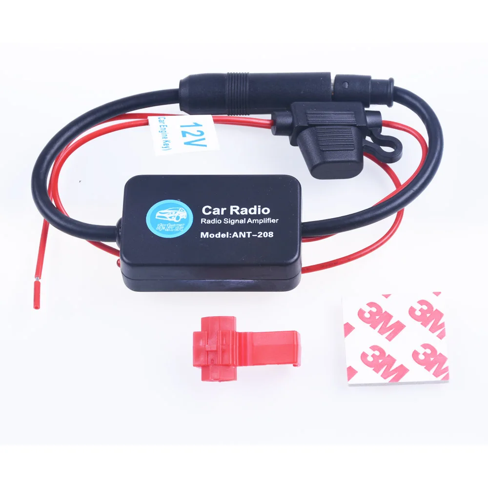 Universal 12v Auto Car Radio Fm Antenna Signal Amp Fm Amplifier Booster