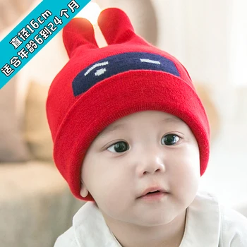 

Fashion Winter Newborn Baby cotton Cartoon Bear Rabbit cap Infant Beanie Warm hat For 6-24 Month bebe Boys Girls