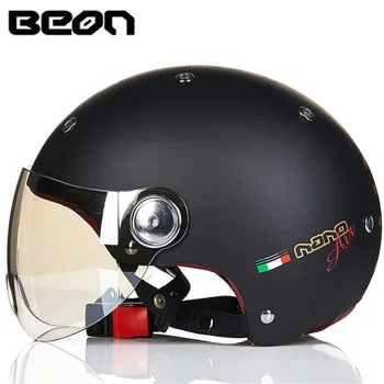 

BEON Fashion Motorcycle Helmet Chopper Half Face Vintage Helmet Moto Casque Casco motocicleta Capacete Vespa Unisex helmets