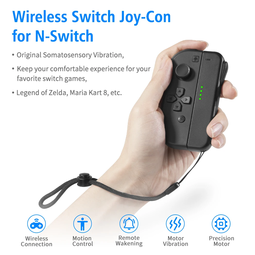 Переключатель контроллер Joy-Con для nintendo джойстик Joycon L/R беспроводной геймпад аксессуары контроллеры ремешок на запястье