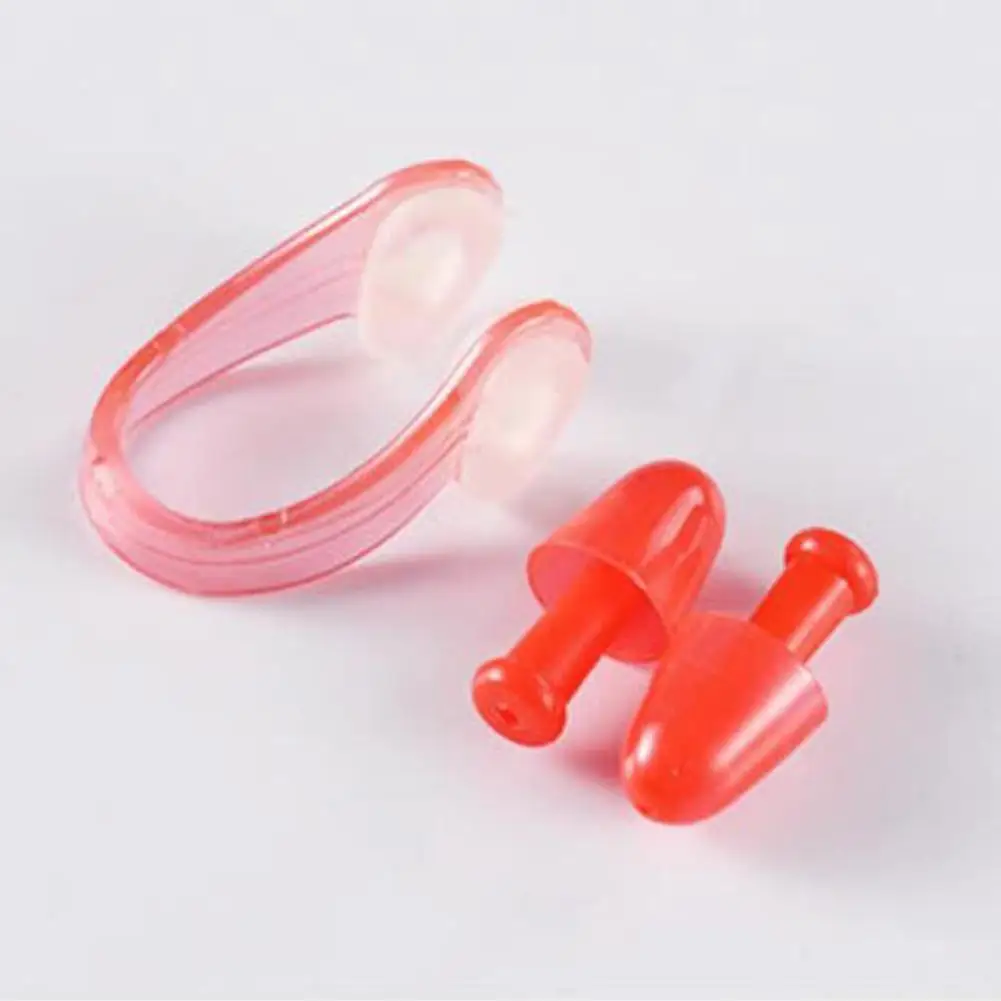 

Mounchain Waterproof Diving Swimming Ear Plugs & Silicone Nose Clip Kit with Storage Box for Kids Adult