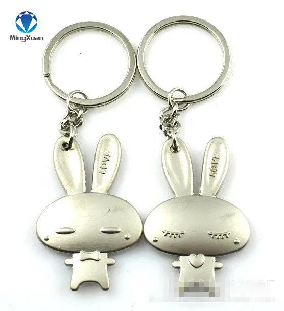 Брелок для ключей в виде кролика 5 пар|love key chain|keychain rabbitcouple keychain |