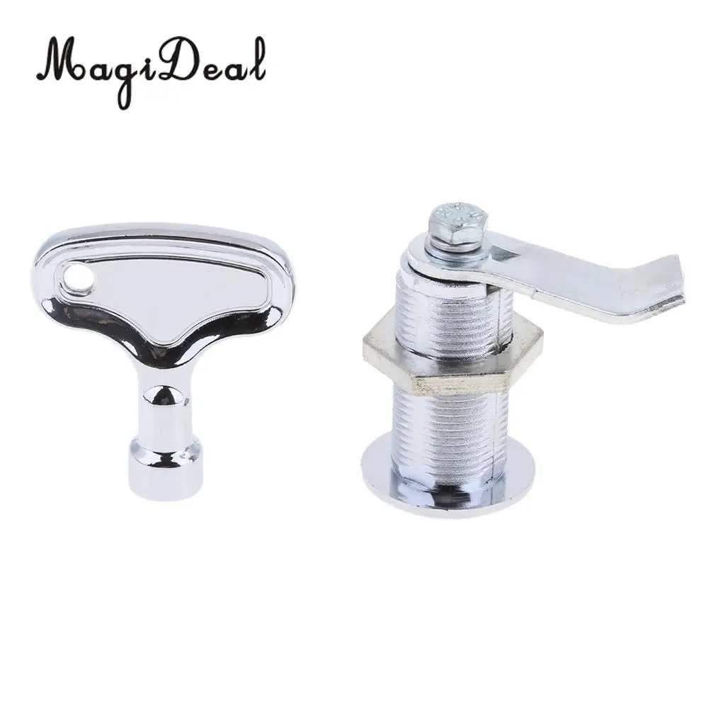 MagiDeal Boat Marine Stainless Steel Triangulation Lock Pull Ring Door Lock Latch for Kayak Canoe Boating Dinghy Yacht Accessory
