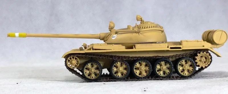 TRUMPETER 1: 72 война в Персидском заливе, T-55, главный боевой танк, модель 35027, любимая модель