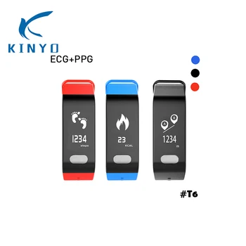 

KINYO Message notification sync Smart Bracelet Blood Pressure Heart rate tracker Smart band sleep monitor sports Wristband TLWT6