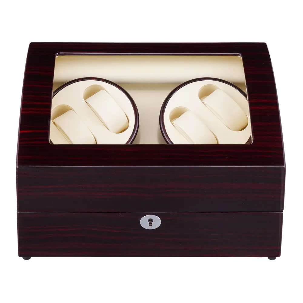 Watch Winder ,LTCJ Wooden Automatic Rotation 4+6 Watch Winder Storage Case Display Box The new
