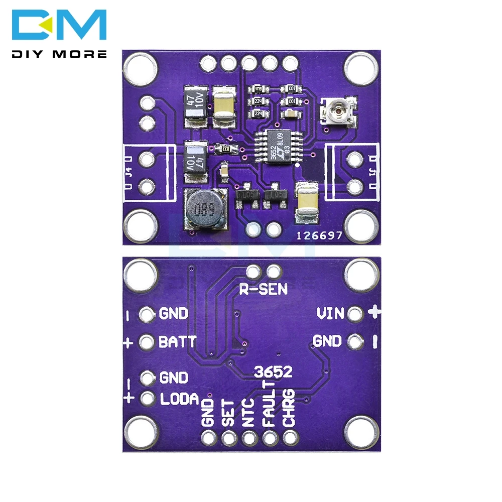 LT3652 солнечной энергии 2А батареи высокой точности зарядки модуль Плата расширения, модуль электронный Diy