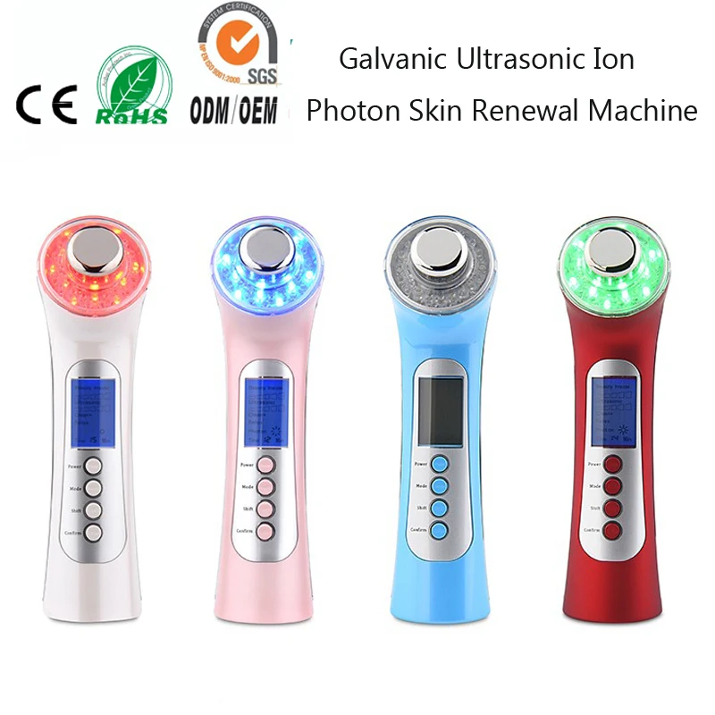 Home Spa Galvanic Current Cosmetic Pore Cleaner Ultrasonic Photon 3