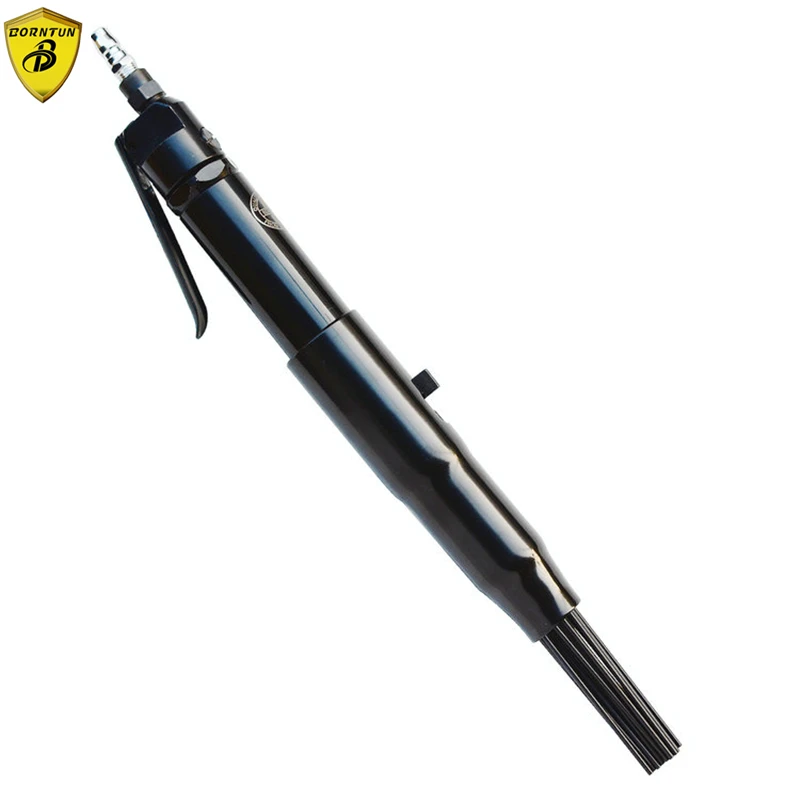 

Borntun Pneumatic Air Needle Scalers Gun Air Rust Remover Opening Holes 19pcs 3mm*180mm Needles Removing Metals Rust Burrs Weld