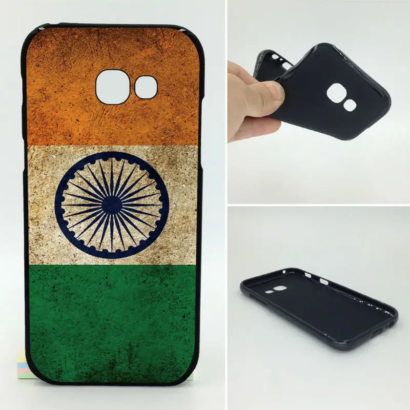 India flag Phone Cases Soft TPU For Samsung Galaxy 2017 A5 A7 A3 J7 J5