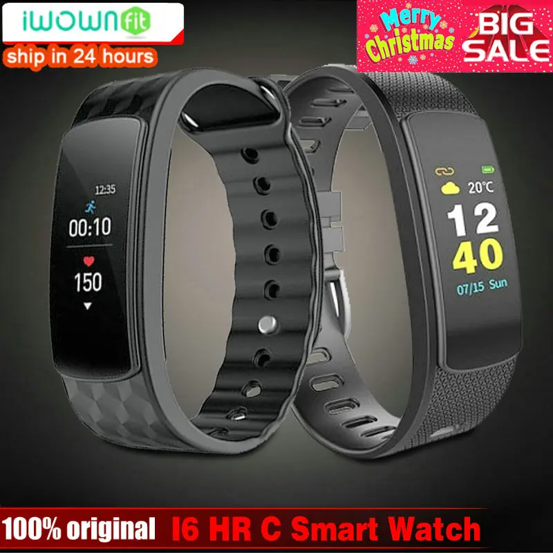 

IWOWN I6 HR C Smart band Color Screen Heart Rate Monitor Smart bracelet Sport Wristband Smart Band Fitness Tracker VS Mi Band 1S