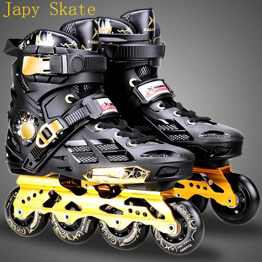 

Japy Skate Mars Inline Skates Professional Slalom Adult Roller Skating Shoes Sliding Free Skating Good As SEBA Patines Adulto