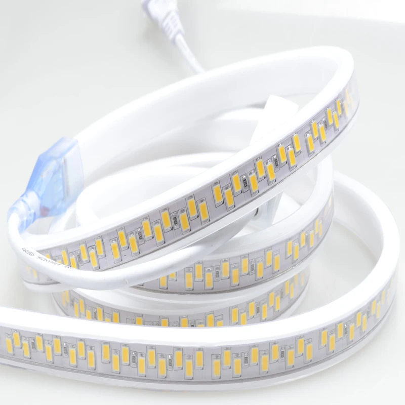 

SMD5630 220V 180led/m Flex LED Tape Super Bright IP65 Waterproof LED Strip Light Samsung Light Sourc 5m/lot Free Plug CE ROHS