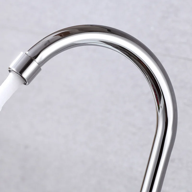 Single Cold Dish Faucet Round Vertical Dish Faucet Sink Kitchen Basin Faucet