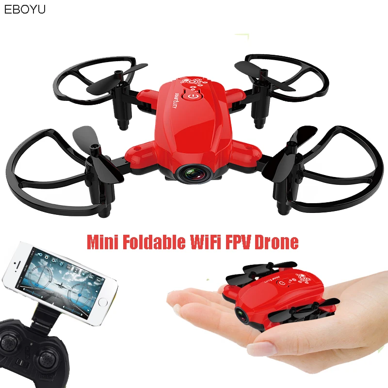 EBOYU D10WH WIFI FPV Quadcopter w 2MP 720P 0 3MP HD Camera Foldable Altitude Hold RC